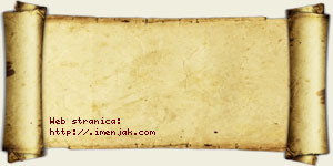 Kristina Šerbedžija vizit kartica